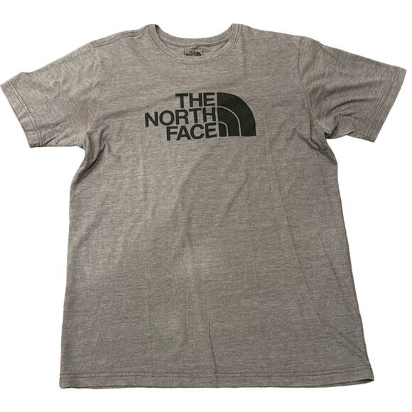 The North Face Men's Short Sleeve Half Dome Tee Gray Heather Size L - Picture 2 of 7